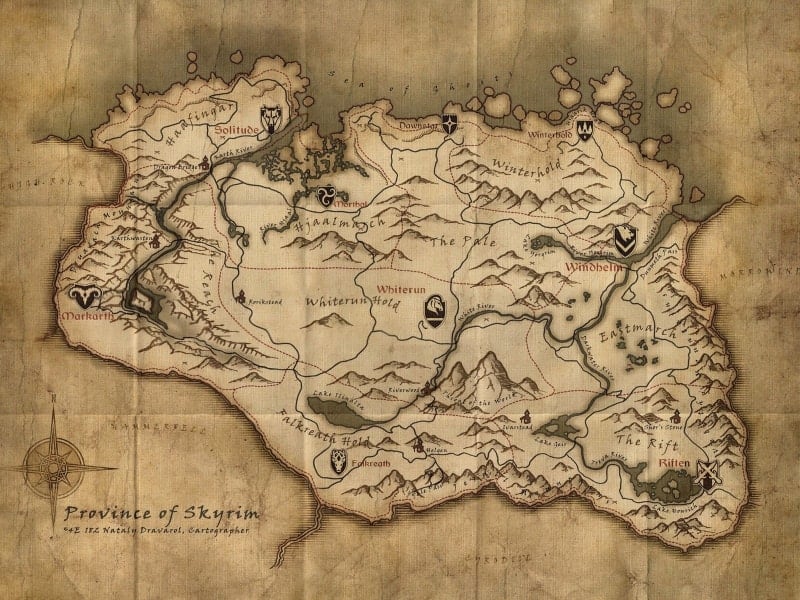 Biggest-Open-World-Maps-Elder-Scrolls-V-Skyrim