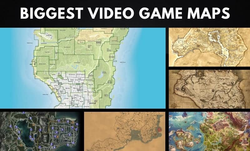 What RPG has the largest map?