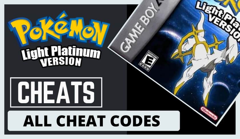 The Best Pokemon Light Platinum Cheats