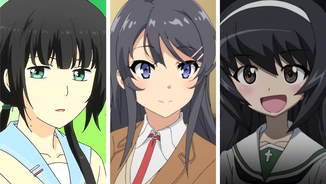 The Best Black Haired Anime Girls