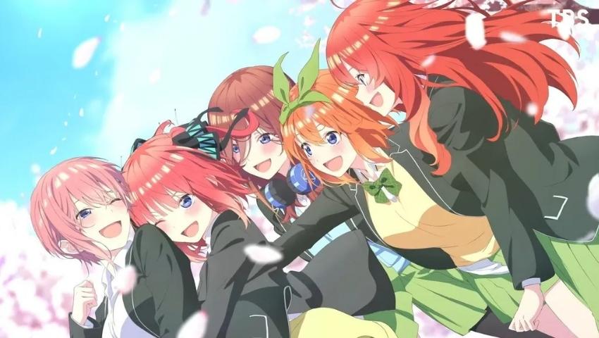 Best High School Anime The Quintessential Quintuplets