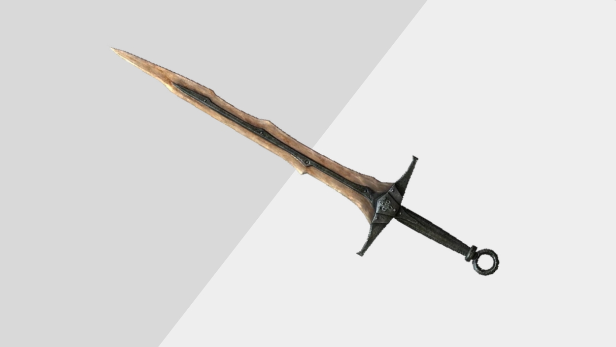 Best One-Handed Weapons in Skyrim - Dragonbone Sword