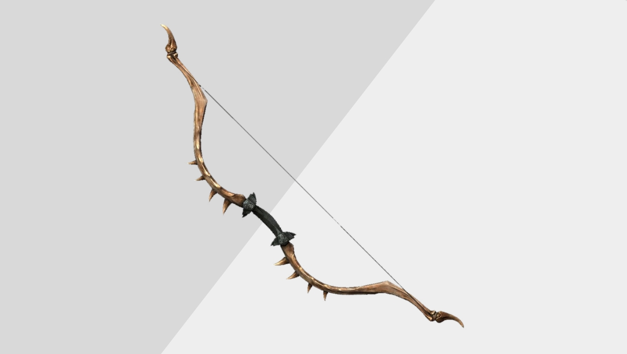 Best Ranged Weapons in Skyrim - Dragonbone Bow