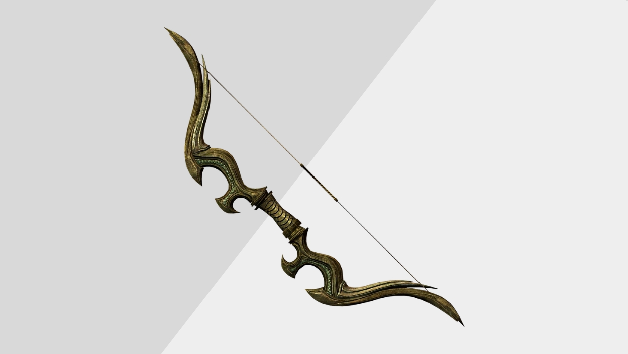Best Ranged Weapons in Skyrim - Glass Bow of the Stag Prince