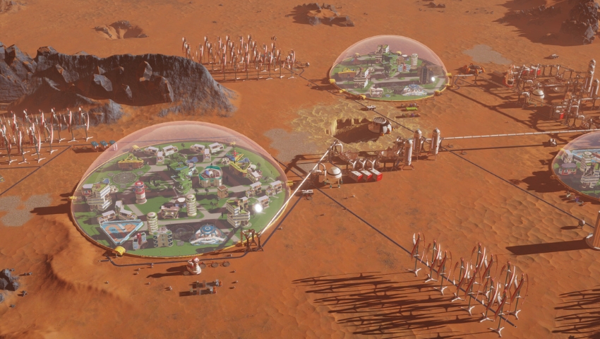 Najlepšie hry na budovanie mesta, ktoré prežívajú Mars
