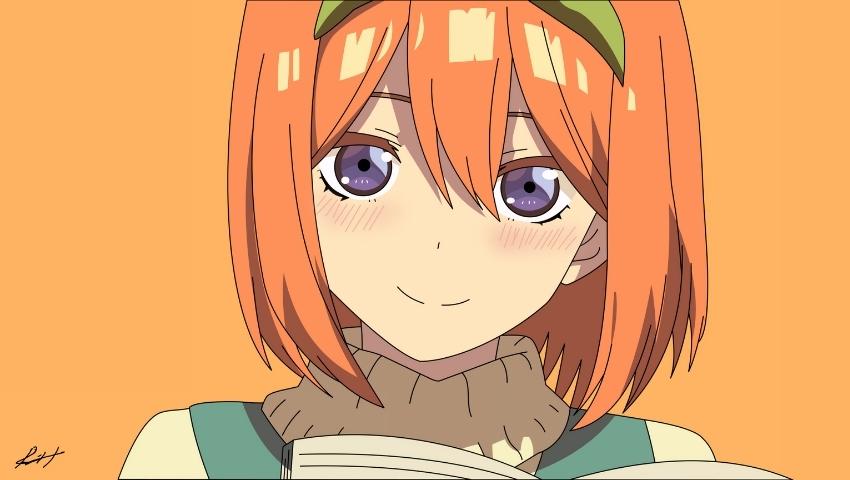 Best Orange Hair Anime Girls Yotsuba Nakano